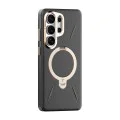 Калъф за Samsung Galaxy S26 Ultra - QPRO Leather Series - Torras - Черен (Iovry Black)