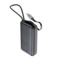 Външна батерия Acefast (M32) - с телескопичен Type-C кабел, PD35W, 10000mAh - Сива