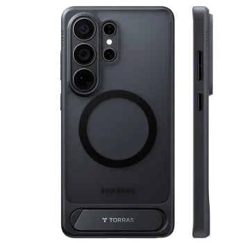 Калъф за Samsung Galaxy S26 Ultra - Pstand - Torras - Черен
