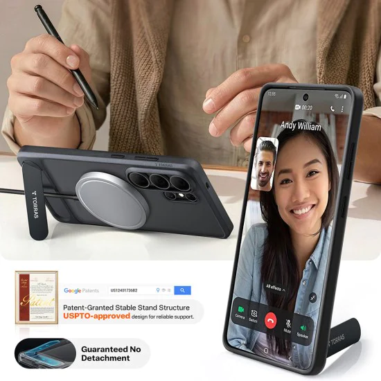 Калъф за Samsung Galaxy S26 Ultra - Pstand - Torras - Прозрачен