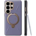 Калъф за Samsung Galaxy S26 Ultra - QPRO Leather Series - Torras - Тъмнолилав