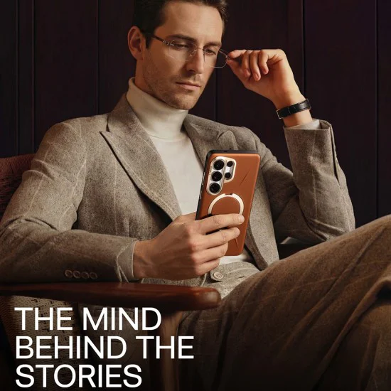 Калъф за Samsung Galaxy S26 Ultra - QPRO Leather Series - Torras - Кафяв