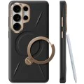 Калъф за Samsung Galaxy S26 Ultra - QPRO Leather Series - Torras - Черен (Iovry Black)
