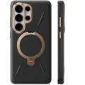 Калъф за Samsung Galaxy S26 Ultra - QPRO Leather Series - Torras - Черен (Iovry Black)
