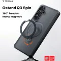 Калъф за Samsung Galaxy S26 Plus - Ostand Spin Series - Torras - Черен