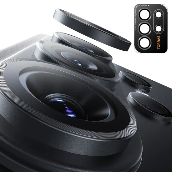Протектор за камера за Samsung Galaxy S26 Ultra - Lensguard Camera Protector - Torras - Черен