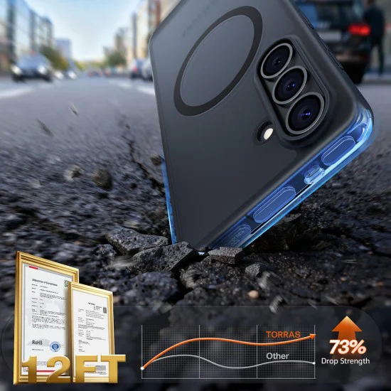 Калъф за Samsung Galaxy S26 - Guardian Magnetic Series - Torras - Черен