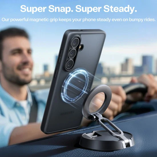 Калъф за Samsung Galaxy S26 Plus - Guardian Magnetic Series - Torras - Черен