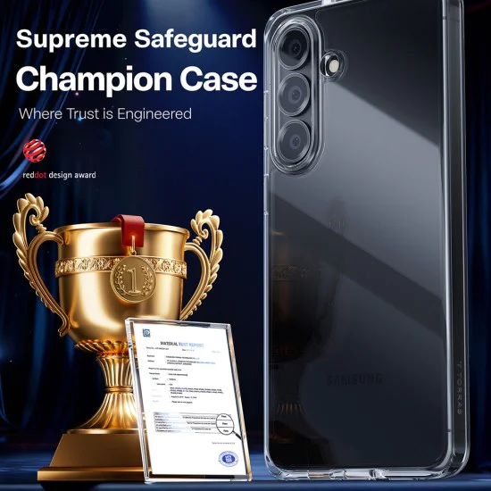 Калъф за Samsung Galaxy S26 Plus - Guardian Series - Torras - Прозрачен