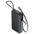 Външна батерия Acefast (M34) - с телескопичен Type-C кабел, PD45W, 20000mAh - Сива