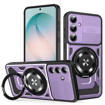 Калъф за Samsung Galaxy S26 Plus - RuggedCam - Techsuit - Лилав