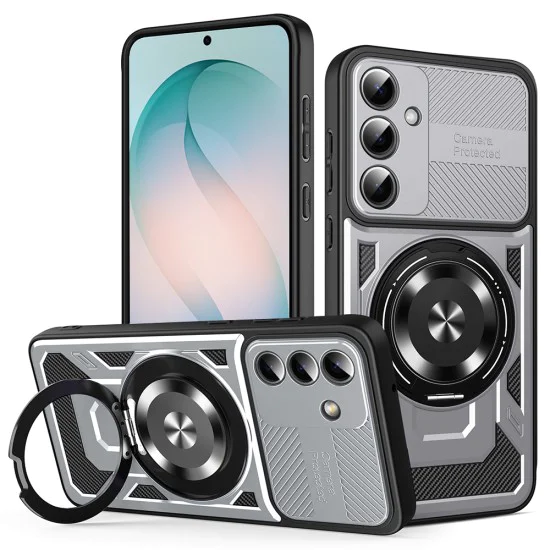 Калъф за Samsung Galaxy S26 Plus - RuggedCam - Techsuit - Сив