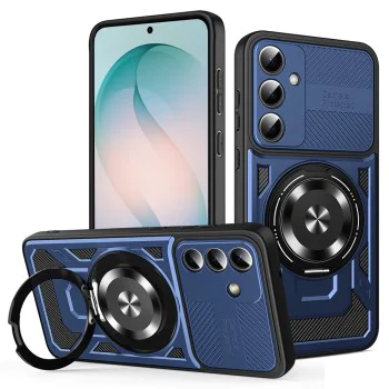 Калъф за Samsung Galaxy S26 Plus - RuggedCam - Techsuit - Син