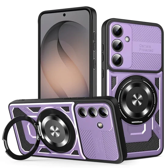 Калъф за Samsung Galaxy S26 - RuggedCam - Techsuit - Лилав