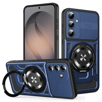 Калъф за Samsung Galaxy S26 - RuggedCam - Techsuit - Син