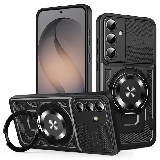 Калъф за Samsung Galaxy S26 - RuggedCam - Techsuit - Черен
