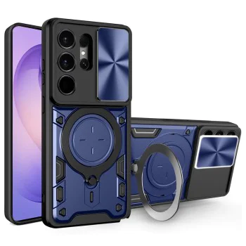 Калъф за Samsung Galaxy S26 Ultra - CamGuard Pro - Techsuit - Син