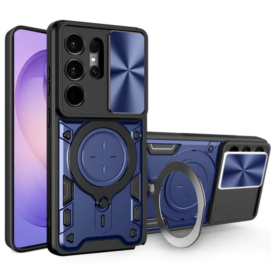 Калъф за Samsung Galaxy S26 Ultra - CamGuard Pro - Techsuit - Син