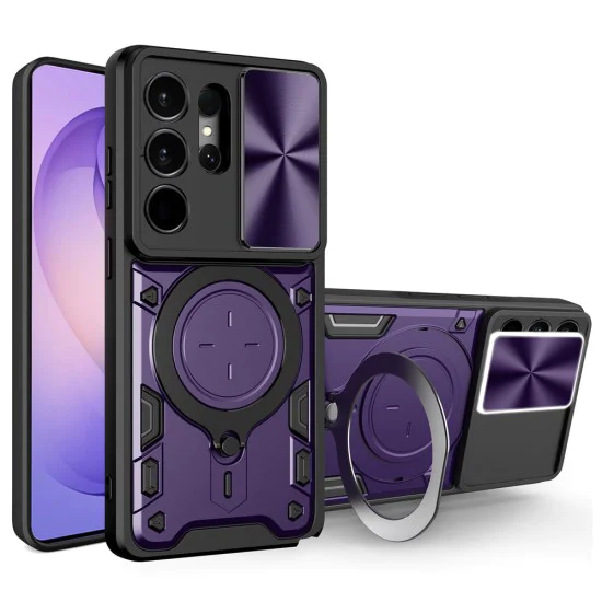 Калъф за Samsung Galaxy S26 Ultra - CamGuard Pro - Techsuit - Лилав