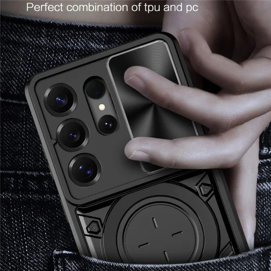 Калъф за Samsung Galaxy S26 Ultra - CamGuard Pro - Techsuit - Розово злато