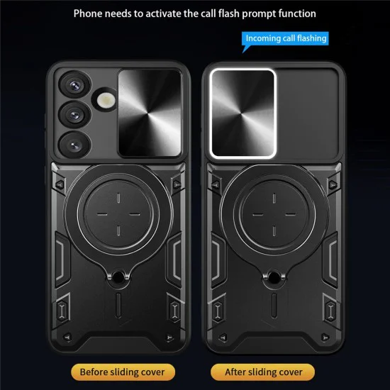 Калъф за Samsung Galaxy S26 Plus - CamGuard Pro - Techsuit - Розово злато