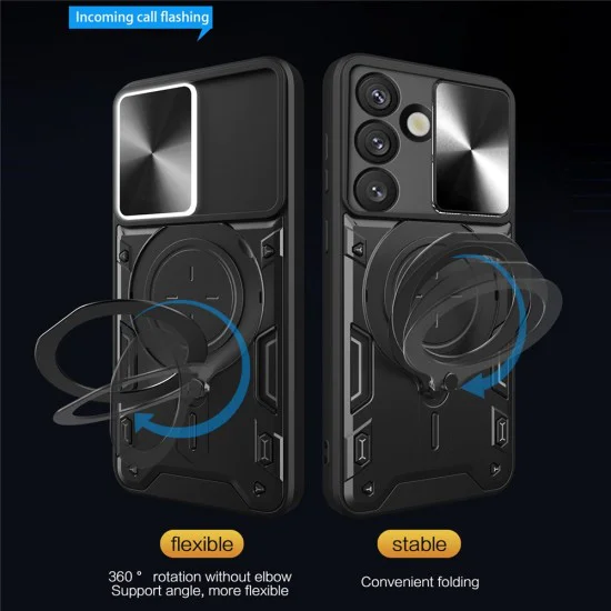Калъф за Samsung Galaxy S26 Plus - CamGuard Pro - Techsuit - Розово злато