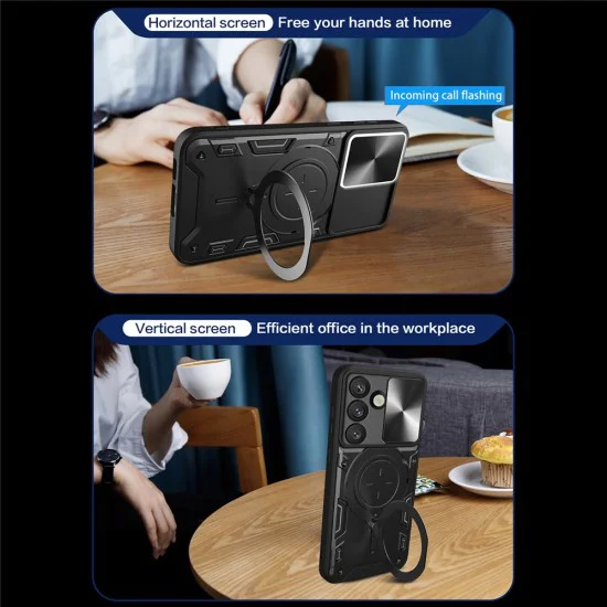 Калъф за Samsung Galaxy S26 Plus - CamGuard Pro - Techsuit - Розово злато