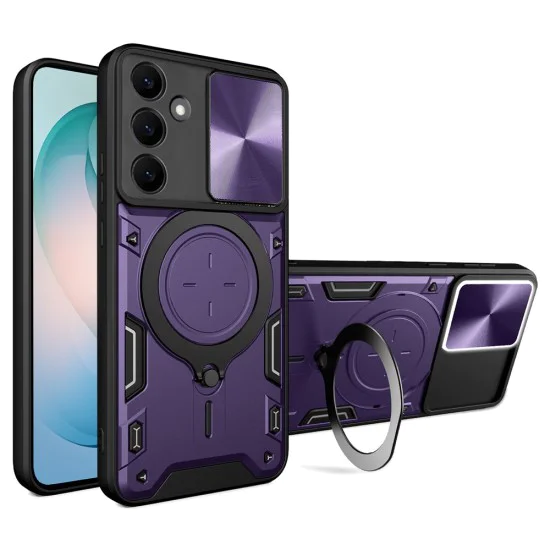 Калъф за Samsung Galaxy S26 Plus - CamGuard Pro - Techsuit - Лилав