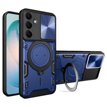 Калъф за Samsung Galaxy S26 Plus - CamGuard Pro - Techsuit - Син