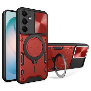 Калъф за Samsung Galaxy S26 Plus - CamGuard Pro - Techsuit - Червен
