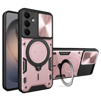 Калъф за Samsung Galaxy S26 - CamGuard Pro - Techsuit - Розово злато