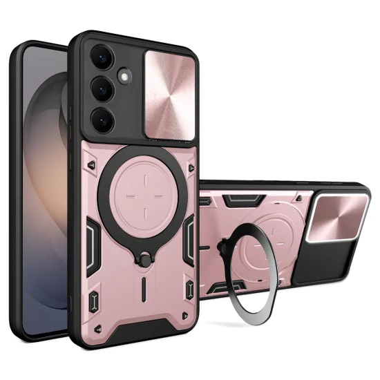 Калъф за Samsung Galaxy S26 - CamGuard Pro - Techsuit - Розово злато