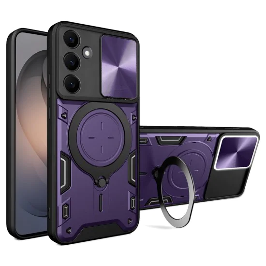 Калъф за Samsung Galaxy S26 - CamGuard Pro - Techsuit - Лилав