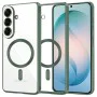 Калъф за Samsung Galaxy S26 Plus - Luxury Crystal MagSafe - Techsuit - Зелен