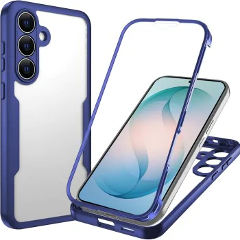 Калъф за Samsung Galaxy S26 Plus - ColorVerse 360 Series + Screen Protector - Techsuit - Син