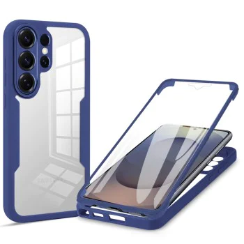 Калъф за Samsung Galaxy S26 Ultra - ColorVerse 360 Series + Screen Protector - Techsuit - Син
