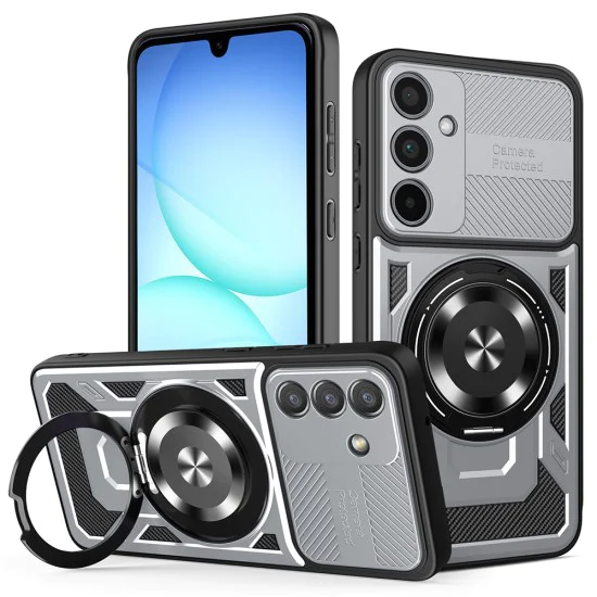 Калъф за Samsung Galaxy A57 5G - RuggedCam - Techsuit - Сив