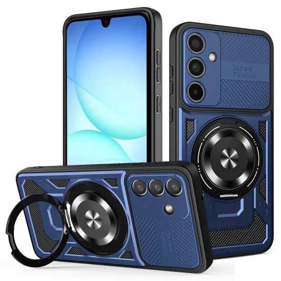 Калъф за Samsung Galaxy A57 5G - RuggedCam - Techsuit - Син