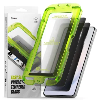 Протектор за Samsung Galaxy S26 Ultra - Easy Slide Tempered Glass (2 pack) - Ringke - Черен