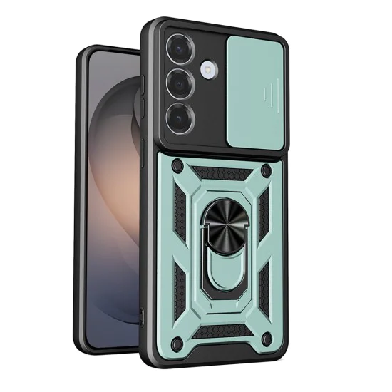 Калъф за Samsung Galaxy S26 - CamShield Series - Techsuit - Зелен