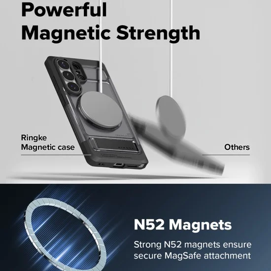 Калъф за Samsung Galaxy S26 Ultra - UX Magnetic - Ringke - Черен дим