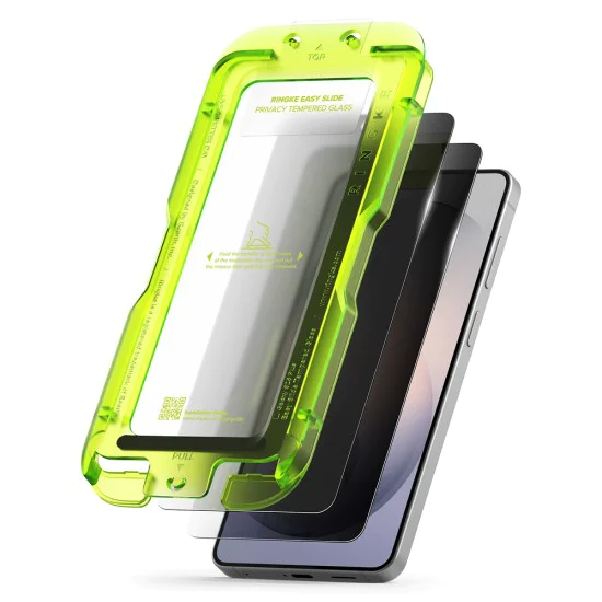 Протектор за Samsung Galaxy S26 Plus - Easy Slide Tempered Glass (2 pack) - Ringke - Черен