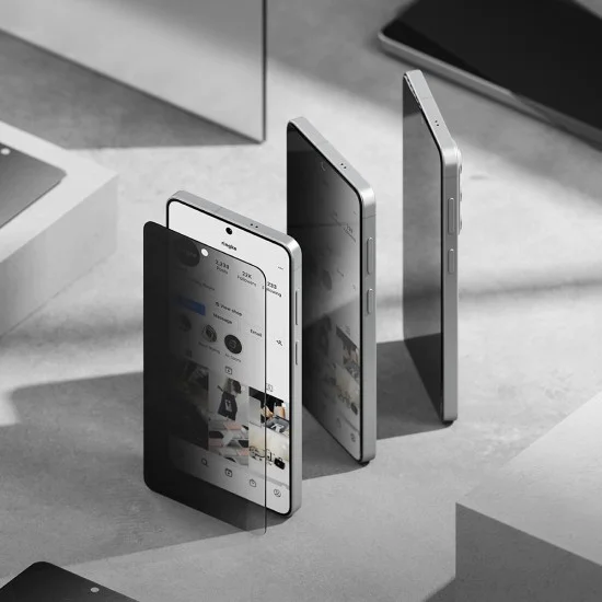 Протектор за Samsung Galaxy S26 Plus - Easy Slide Tempered Glass (2 pack) - Ringke - Черен