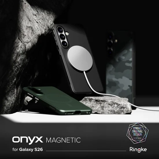 Калъф за Samsung Galaxy S26 - Onyx MagSafe - Ringke - Черен