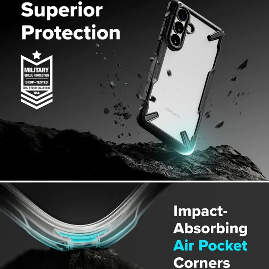 Калъф за Samsung Galaxy S26 Plus - Fusion X - Ringke - Черен