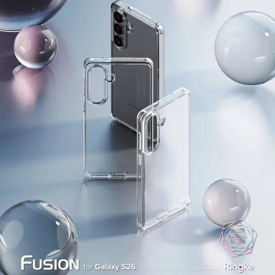 Калъф за Samsung Galaxy S26 - Fusion - Ringke - Прозрачен