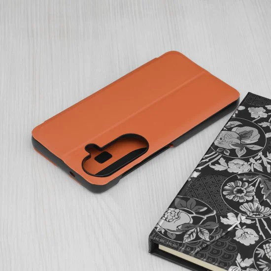 Калъф за Samsung Galaxy S26 - eFold Series - Techsuit - Оранжев