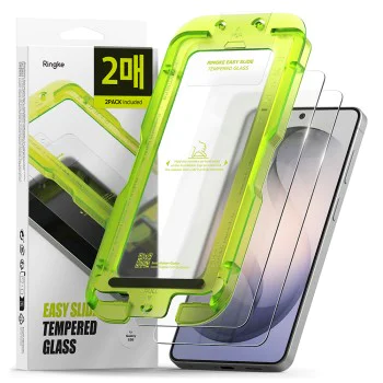 Протектор за Samsung Galaxy S26 - Easy Slide Tempered Glass (2 pack) - Ringke - Прозрачен