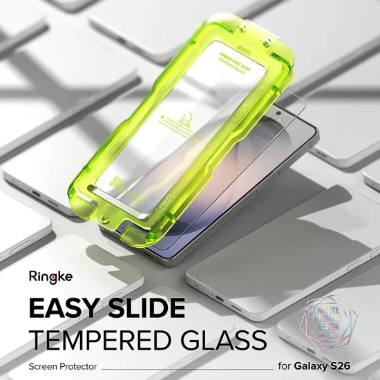 Протектор за Samsung Galaxy S26 - Easy Slide Tempered Glass (2 pack) - Ringke - Прозрачен