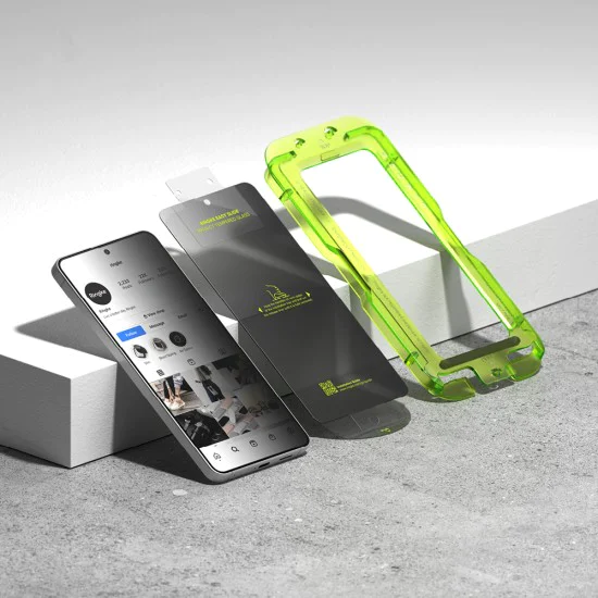 Протектор за Samsung Galaxy S26 - Easy Slide Tempered Glass (2 pack) - Ringke - Черен